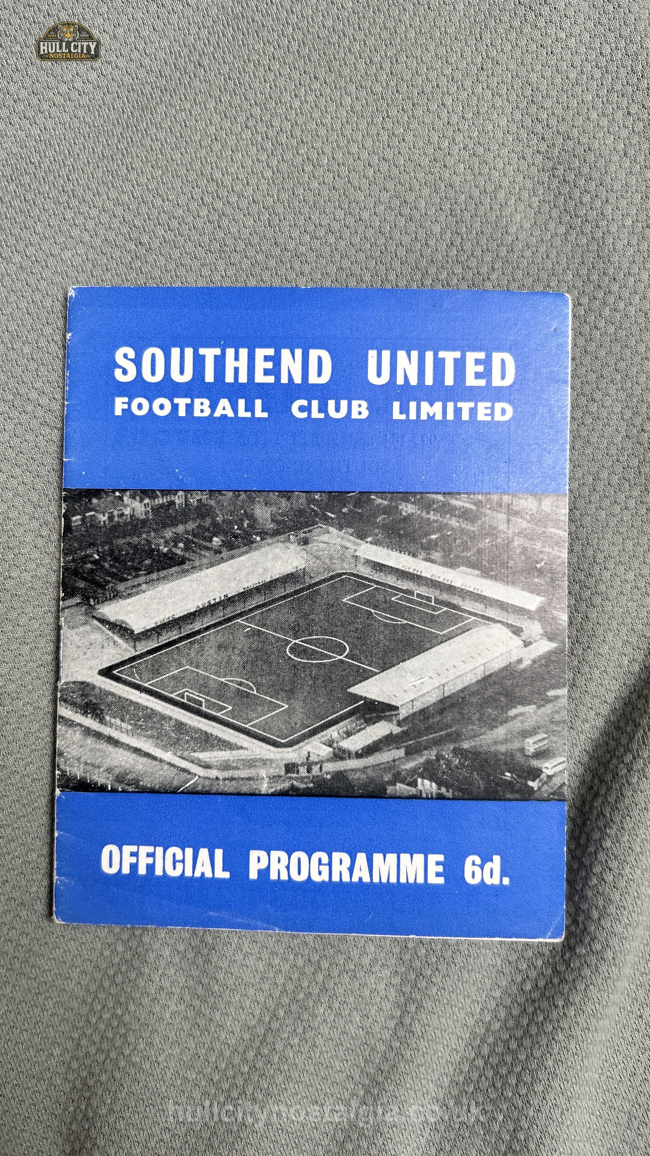 Southend United v Hull City matchday programme — front cover