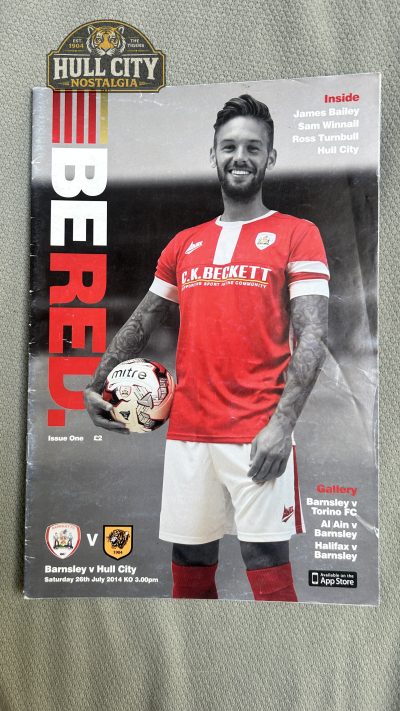 Barnsley v Hull City programme cover