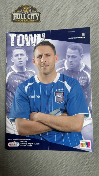 Ipswich Town v Hull City programme cover