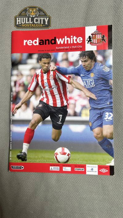 Sunderland v Hull City programme cover